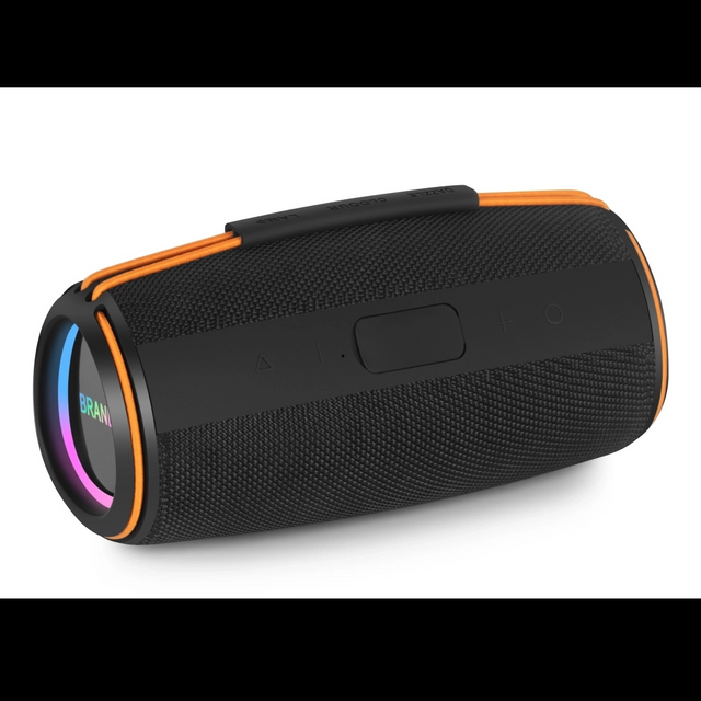 Yumanbei YMB-12 Portable Bluetooth Speaker: 66mm full-range speaker with dual-channel output, powerful and immersive sound effect. The diaphragm is made of epoxy resin and engraved with two logos. It 