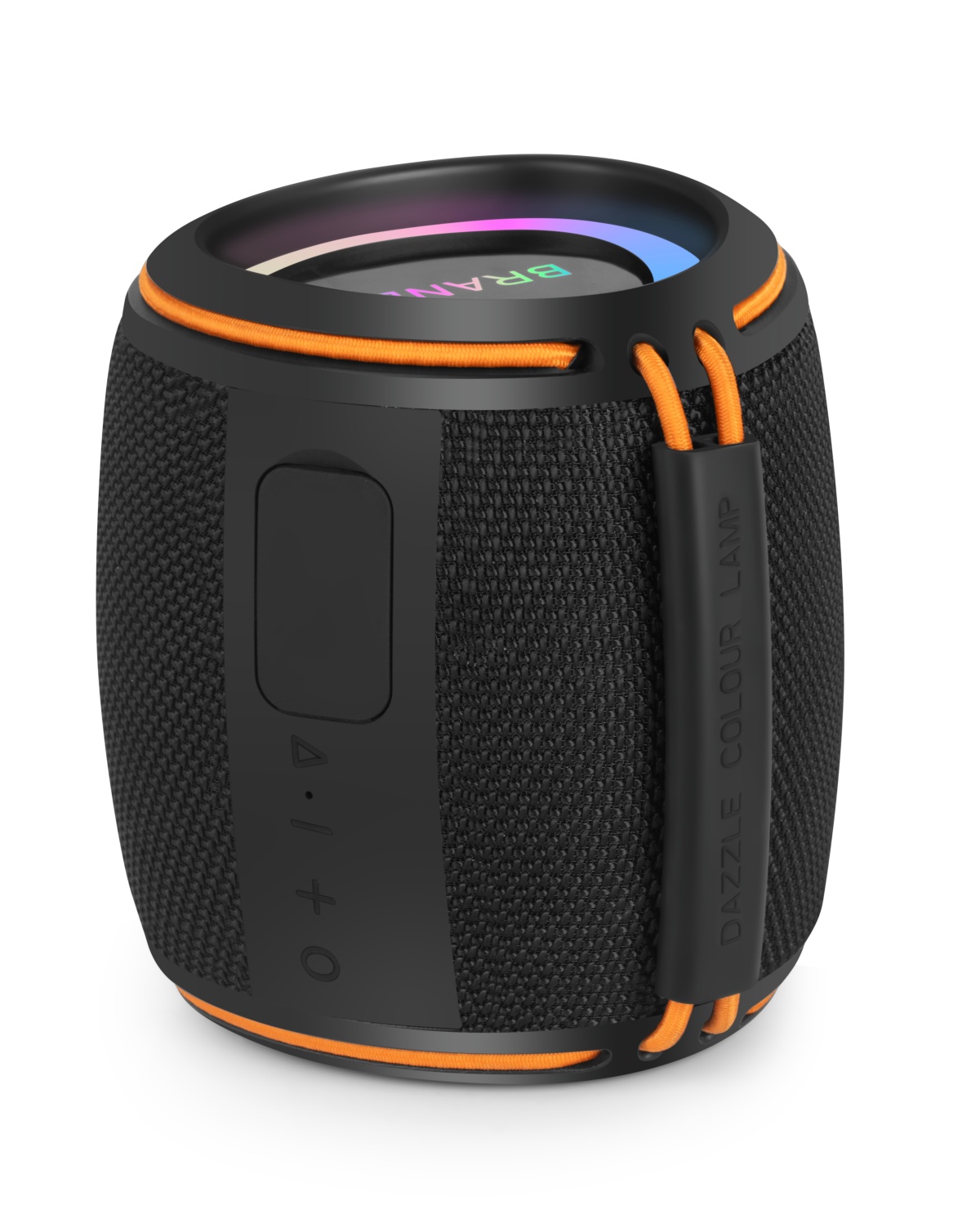 Yumanbei YMB-15 Portable Bluetooth Speaker: Unique appearance, diaphragm with glue and laser-engraved double logos, excellent RGB atmosphere effect