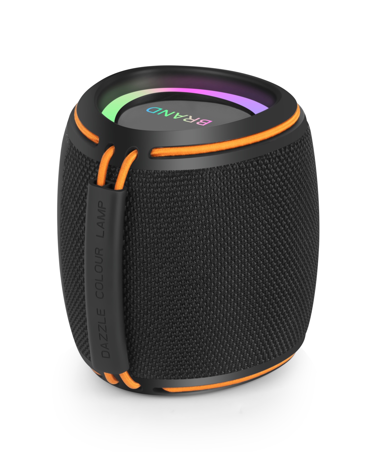 Yumanbei YMB-15 Portable Bluetooth Speaker: Unique appearance, diaphragm with glue and laser-engraved double logos, excellent RGB atmosphere effect